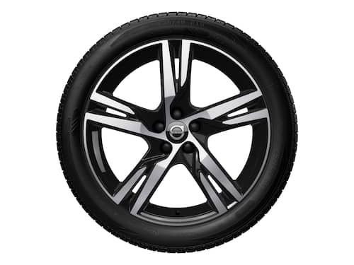 Volvo Original 18" 5-Double Spoke Black Diamond Cut