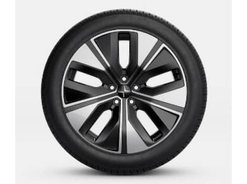 Polestar Original 19" 5-Spoke Black Diamond Cut