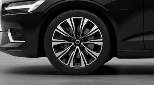 Volvo Original 18" 10-Multi Spoke Black Diamond Cut