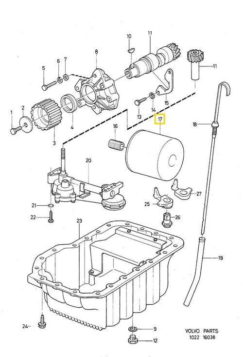 Volvo Original Oljefilter