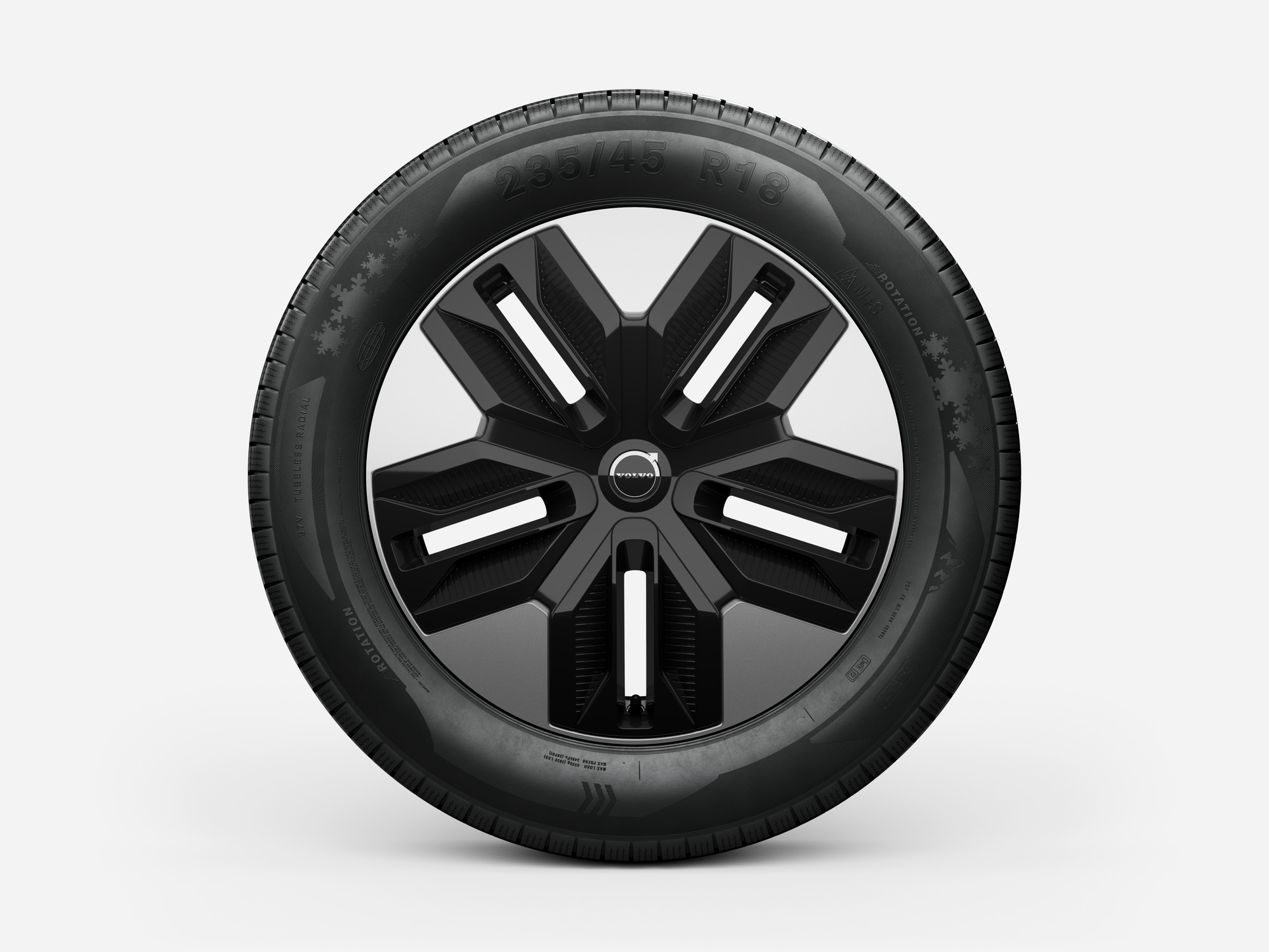 Volvo Original 19&#39;&#39; 5-spoke Aero With Wheel Cover