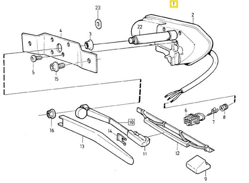 Volvo Original Torkarmotorkit