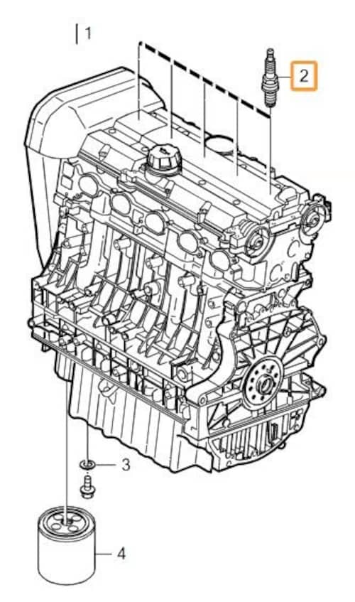 Volvo Original Tändstiftsats