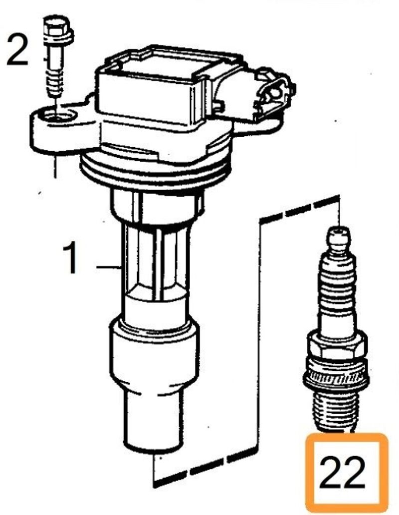 Volvo Original Tändstiftsats