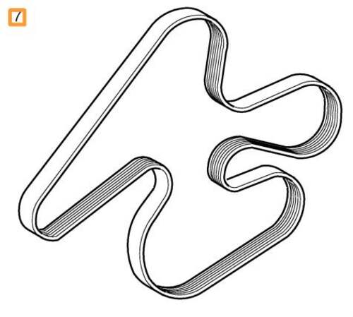 Volvo Original Hjälpaggregatsrem