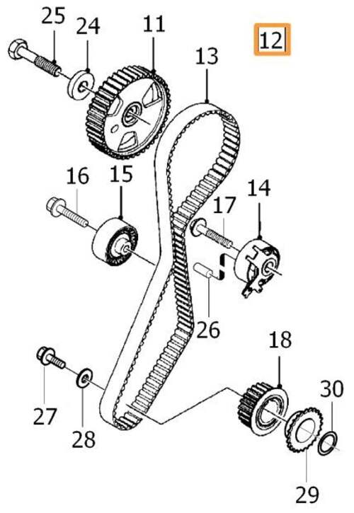 Volvo Original Kamremssats