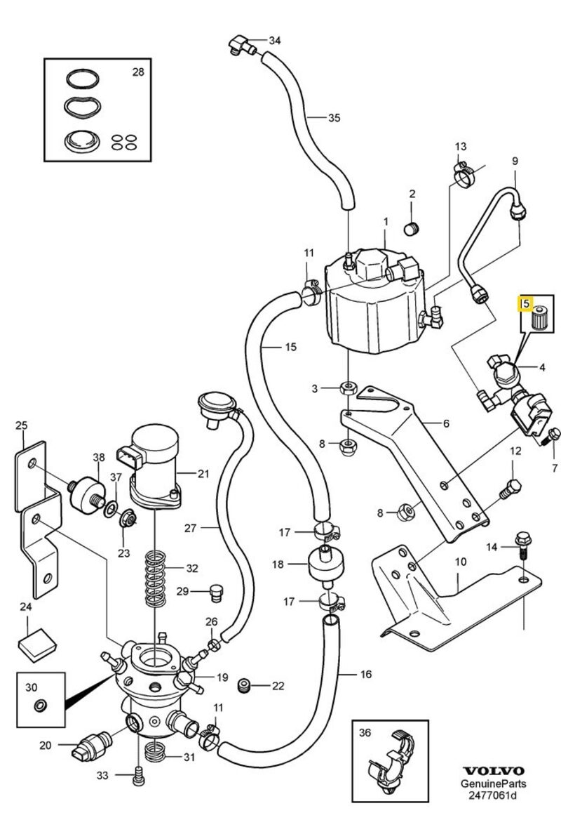 Volvo Original Bränslefilter