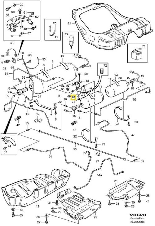 Volvo Original Gasfilter