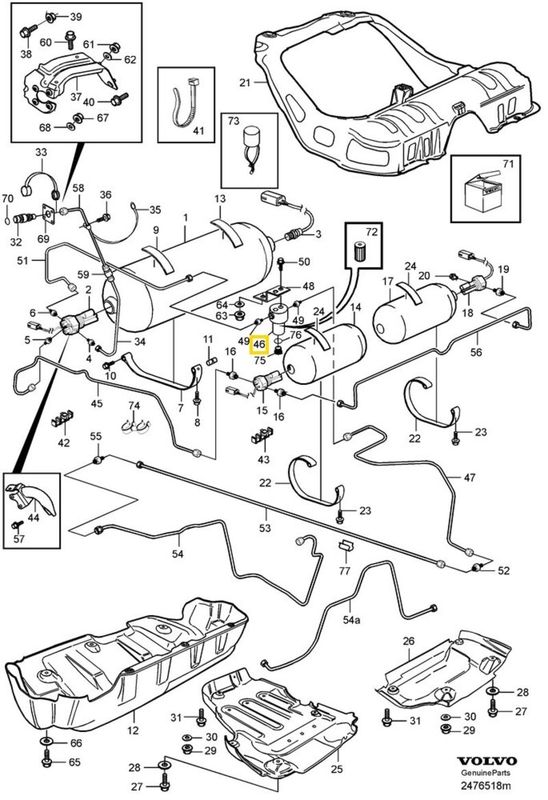 Volvo Original Gasfilter