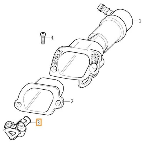 Volvo Original Spolarmunstycke