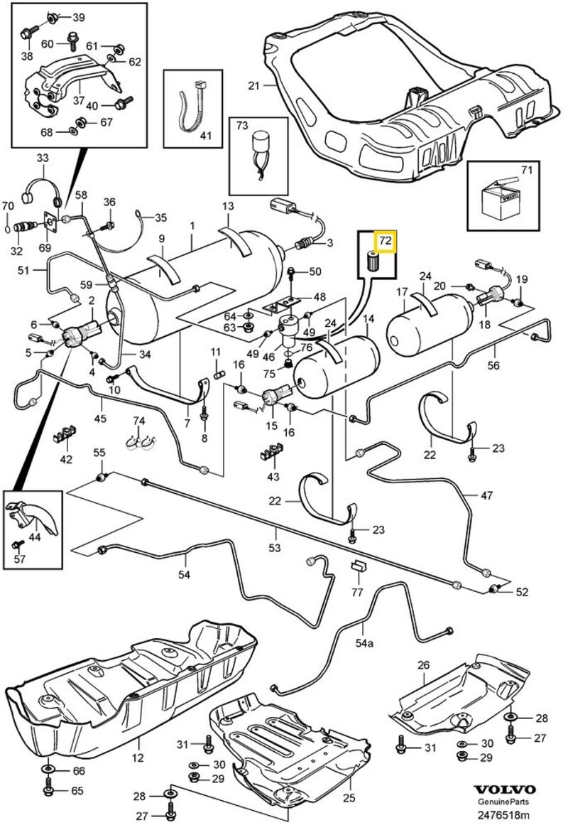 Volvo Original Bränslefilter