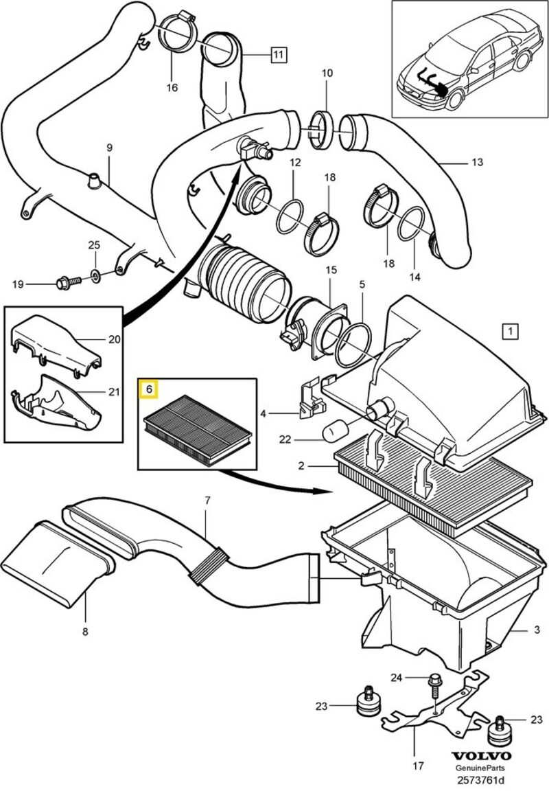 Volvo Original Luftfilter