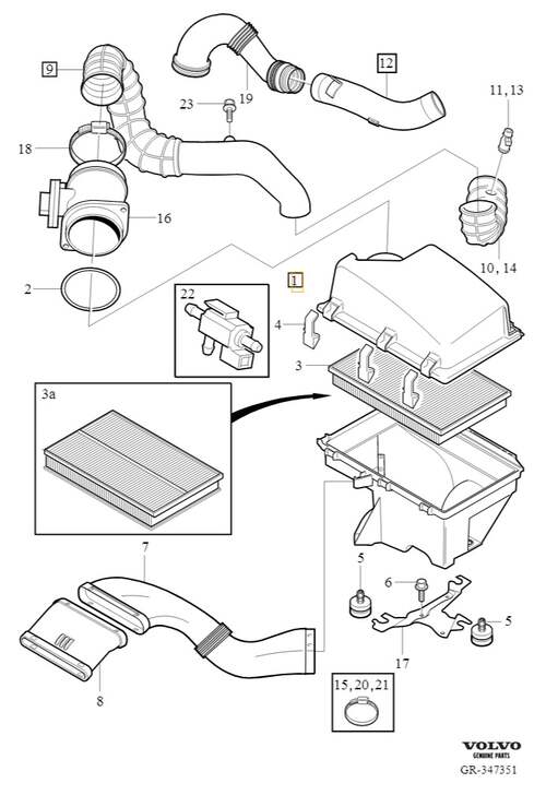 Volvo Original Luftfilter