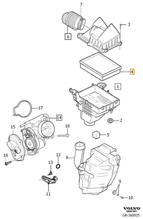 Volvo Original Luftfilter