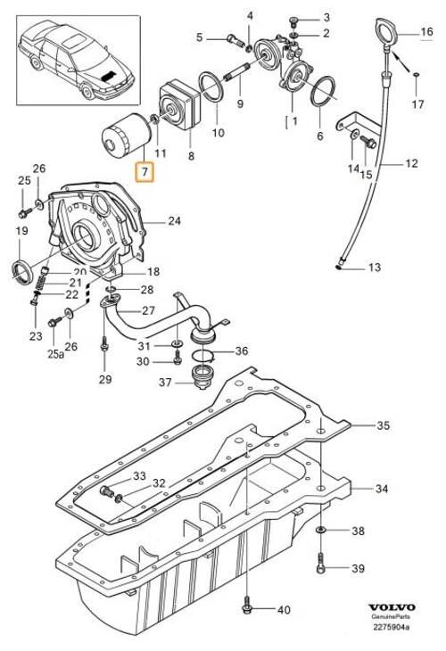 Volvo Original Oljefilter