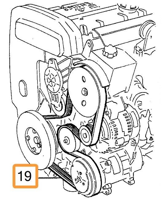 Volvo Original Hjälpaggregatsrem