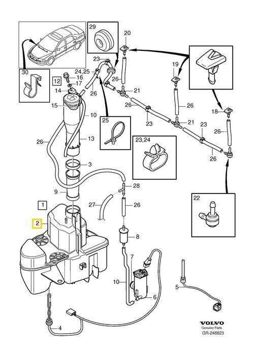Volvo Original Vattenbehållare