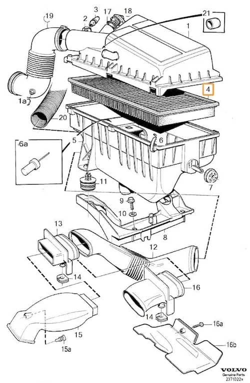 Volvo Original Luftfilter