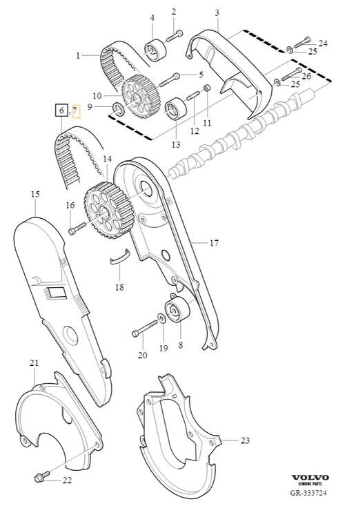 Volvo Original Kamrem