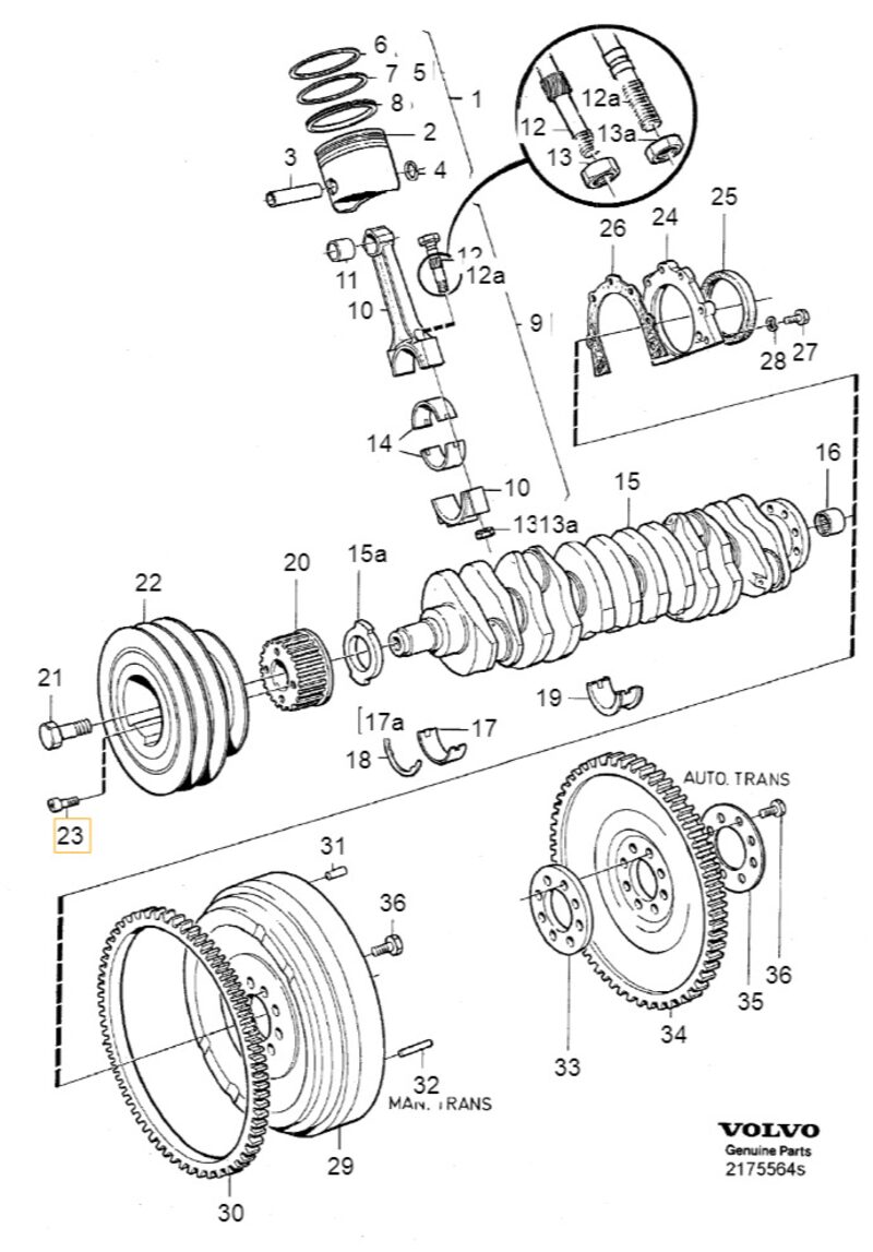Volvo Original Insexskruv
