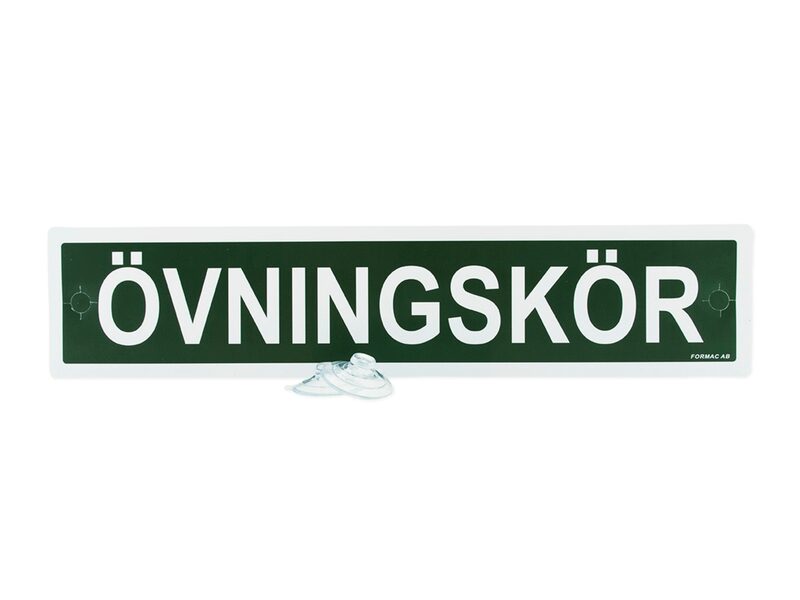 Sprint Övningskörningsskylt