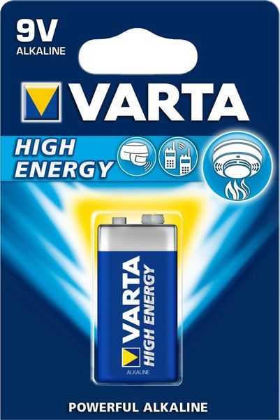 Varta Batteri 9V 6LR61 High Energy