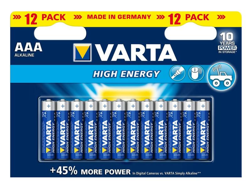 Varta Batteri AAA/LR03 High Energy