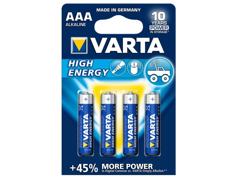 Varta Batteri AAA/LR03 High Energy