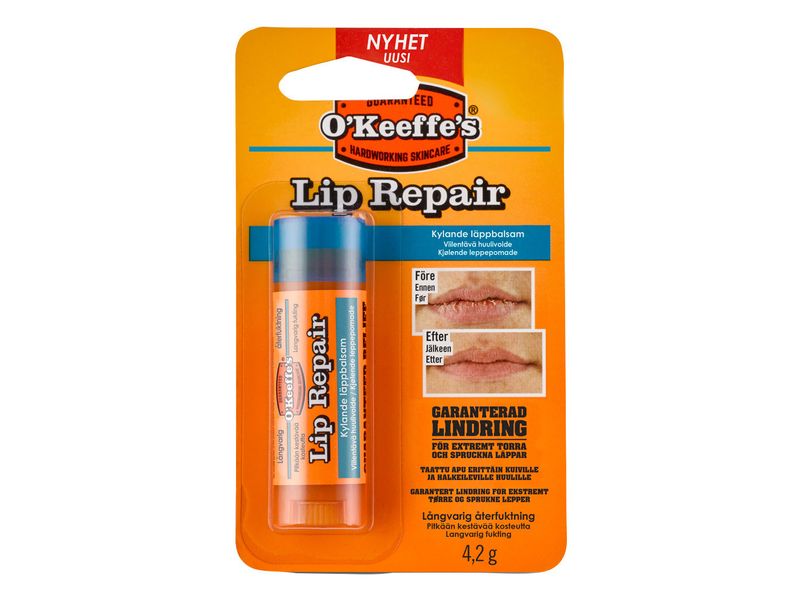 O'Keeffe's Kylande Läppbalsam Lip Repair