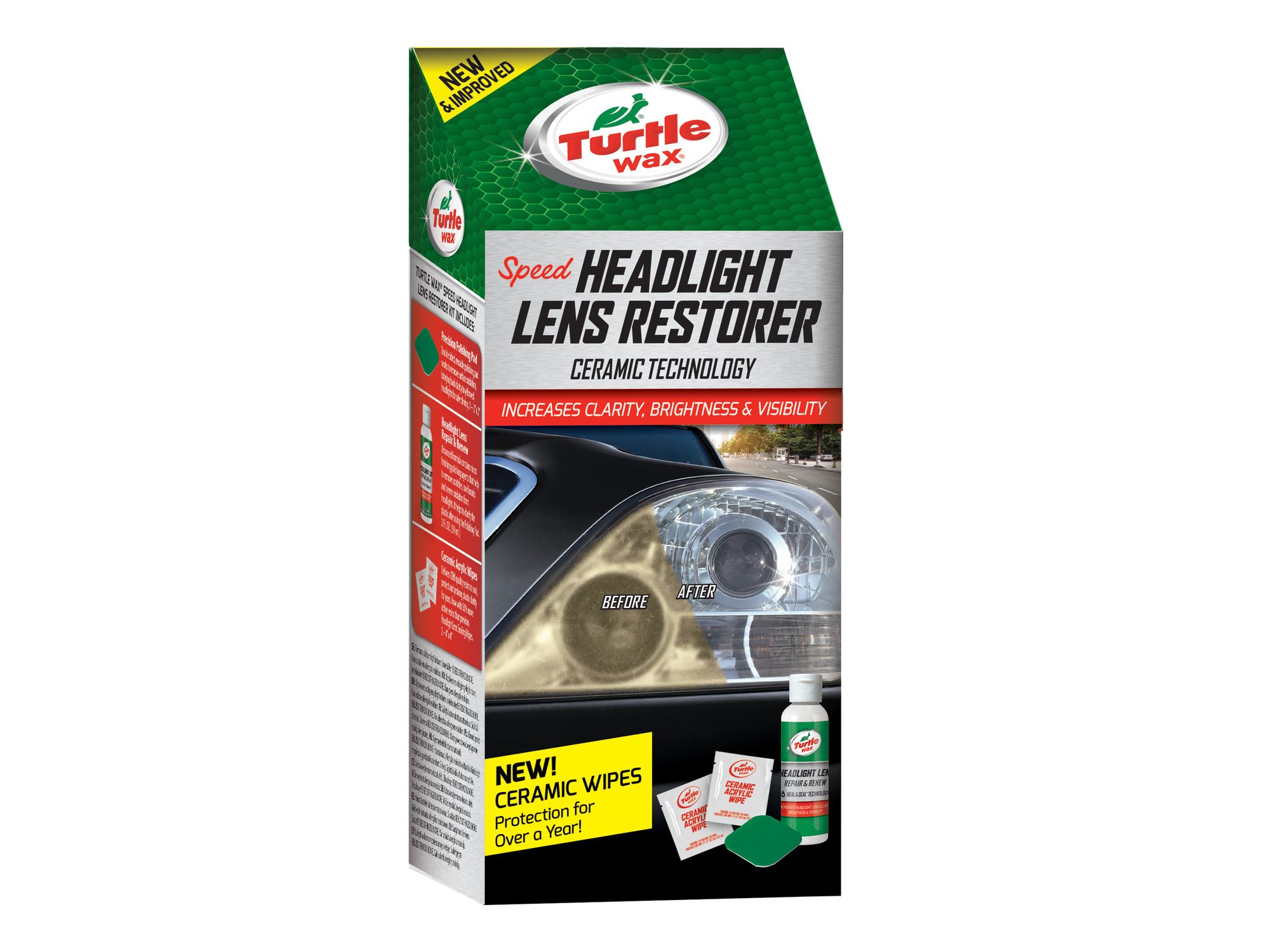 Turtle Wax Speed Headlight Lens Restorer Kit - Glasrengöring - Bilia