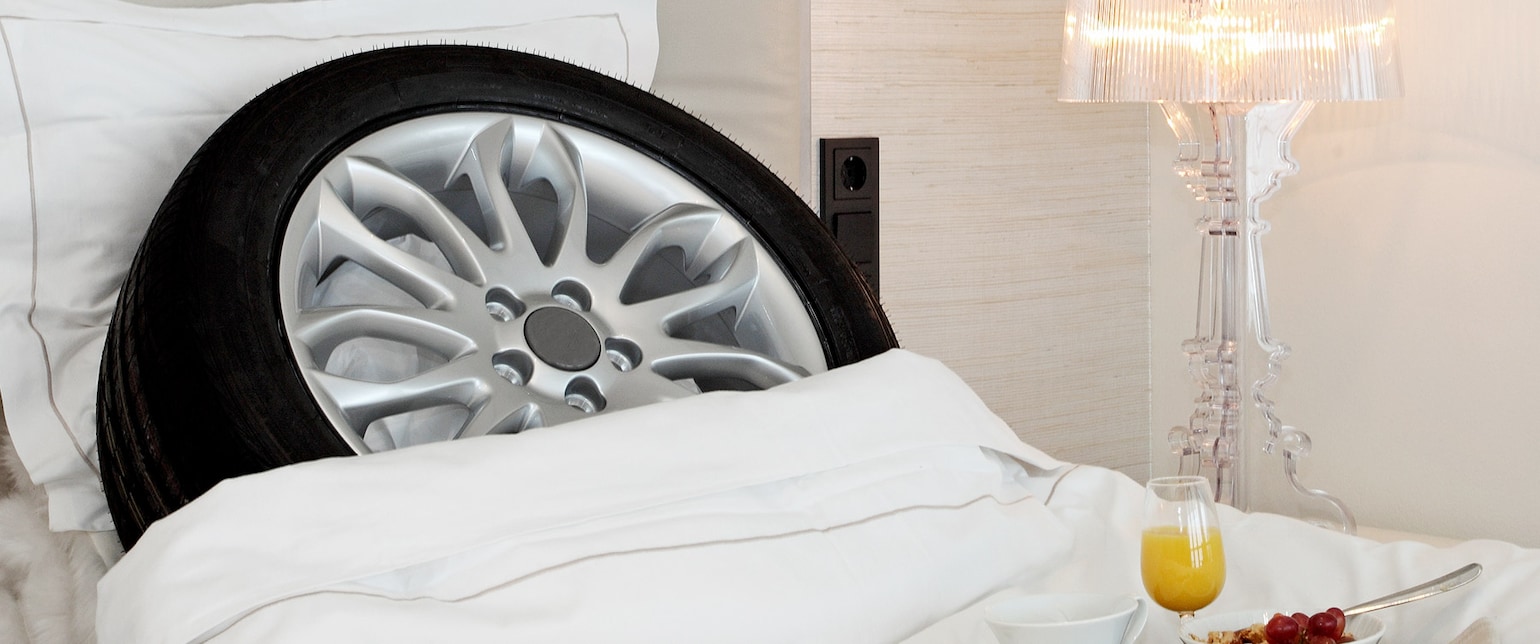 Checka in på Bilia Däckhotell